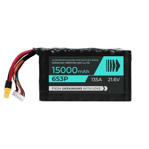 АКБ для FPV BTRY 6s3p Samsung Cu+Ni (INR21700-50S) НФ-00006382 фото