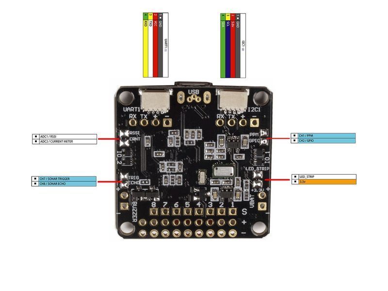 Політний контролер SP Racing F3 Deluxe для коптерів DT2274UA фото