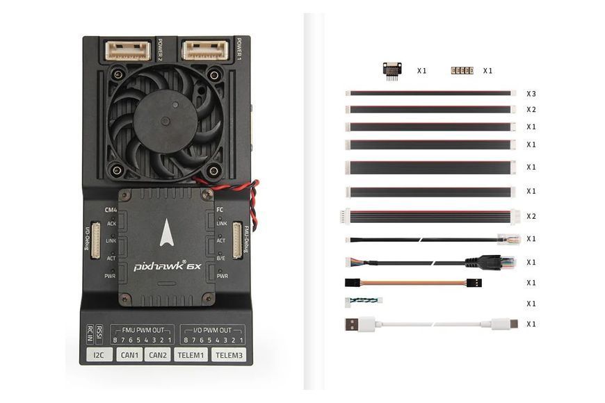 Політний контролер Holybro Pixhawk 6X New RPi CM4+PM03D DT2183UA фото