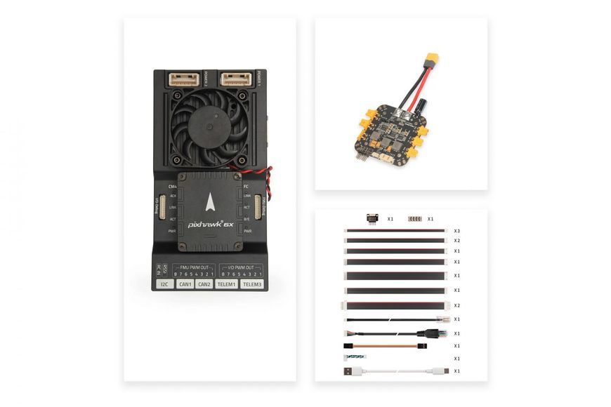 Політний контролер Holybro Pixhawk 6X New RPi CM4+PM03D DT2183UA фото