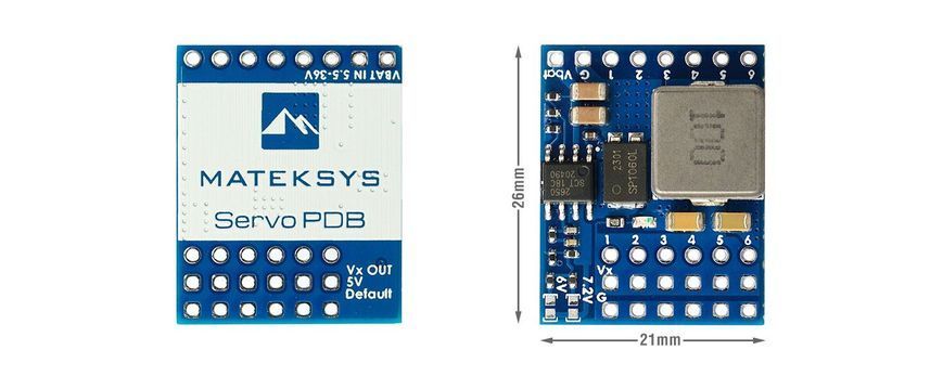 Регулятор живлення Matek BEC 5-8,2В SVPDB-8S для сервоприводів DT2999UA фото