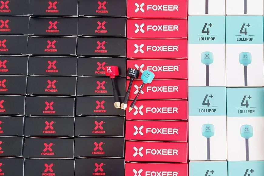 Антена 5,8 ГГц Foxeer Lollipop 4+ RHCP MMCX пряма 1шт (бірюзовий) DT2094UA фото