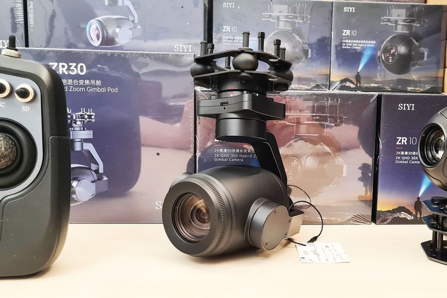 Камера з підвісом SIYI ZR30 4K з 30x зумом та 3-осьовою стабілізацією DT1650UA фото