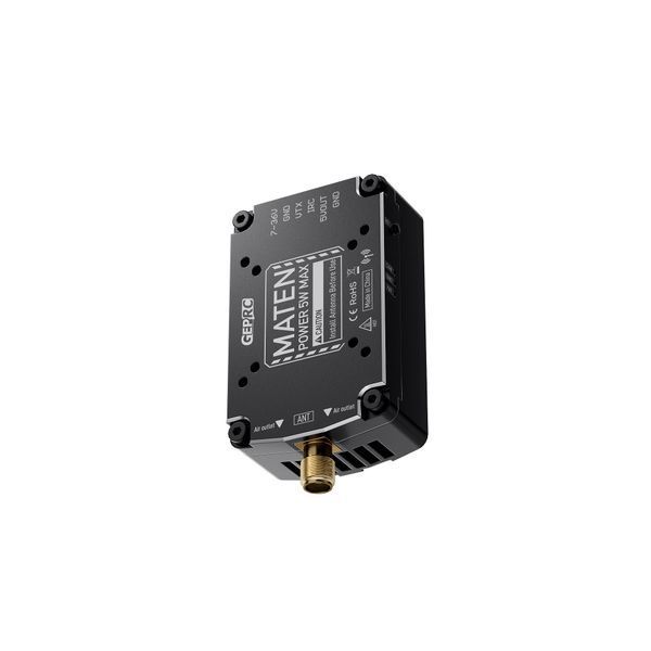 Відеопередавач GEPRC MATEN 5.8G 5W VTX PRO із 5 рівнями напруги та 80 каналами 729 фото