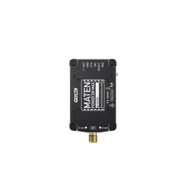 Відеопередавач GEPRC MATEN 5.8G 5W VTX PRO із 5 рівнями напруги та 80 каналами 729 фото