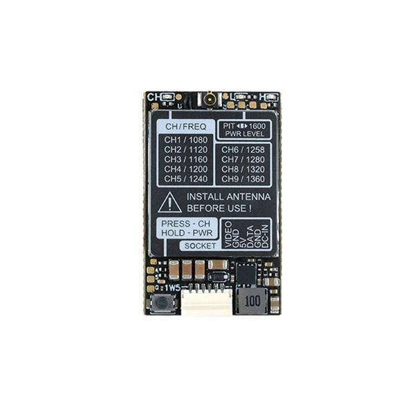 Відеопередавач VTX 1.2 - 1.3GHz 1.6W 9CH VTX-087 RushFPV DT1551UA фото