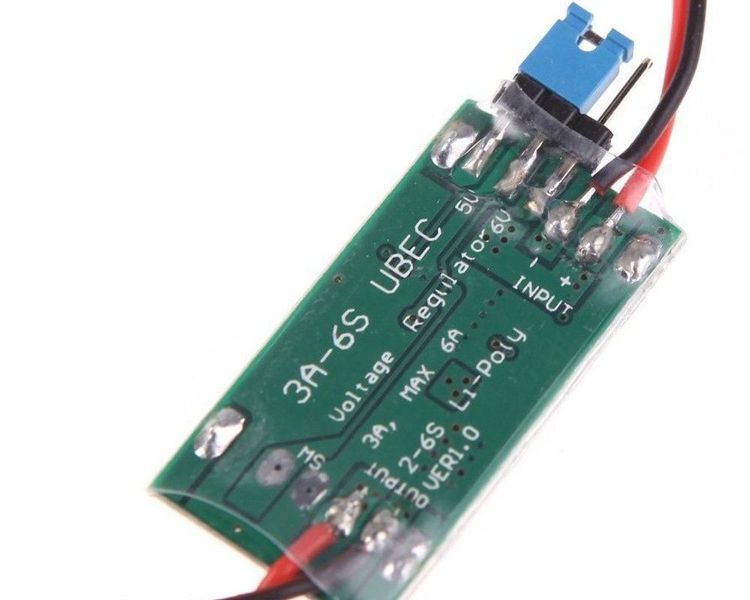 Регулятор живлення бортової електроніки UBEC 3A (5V/3A, 6V/3A) 2-6S HobbyWing DT2902UA фото
