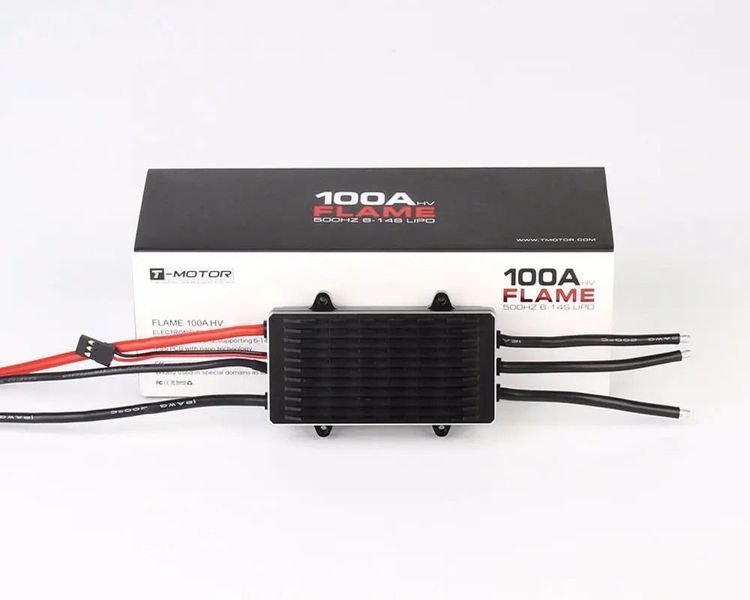 Регулятор обертів двигуна ESC 6-14S FLAME 100A HV 14S T-Motor DT2708UA фото