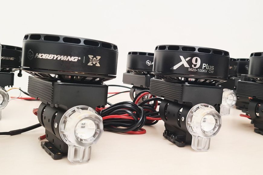 Комбо мотор Hobbywing Xrotor X9 PLUS з регулятором без пропелера (CW) DT1751UA фото