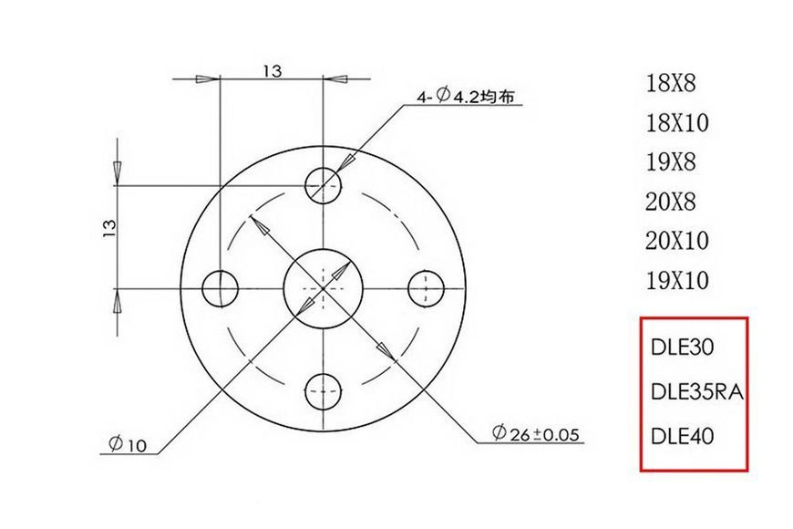 Пропелер дерев'яний SAIL 19x8 CCW DT2458UA фото