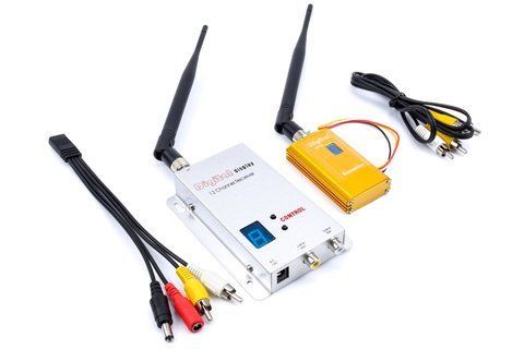 Комплект FPV TX+RX 1.2GHz 2W для передачі відеосигналу AV DT1552UA фото