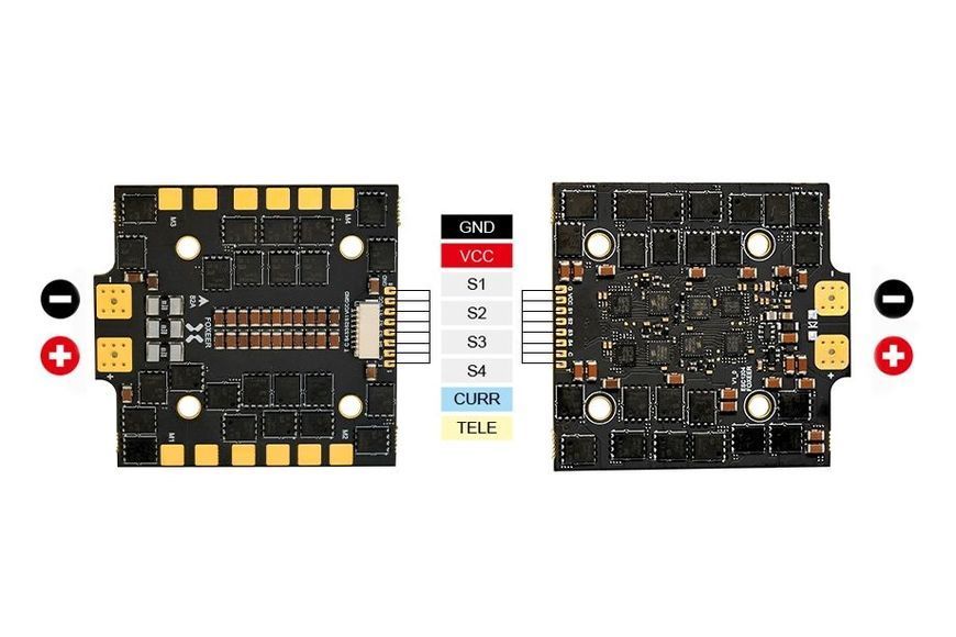 Регулятор 4-в-1 Foxeer Reaper V2 82A F4 128K BL32 4-8S DT2709UA фото