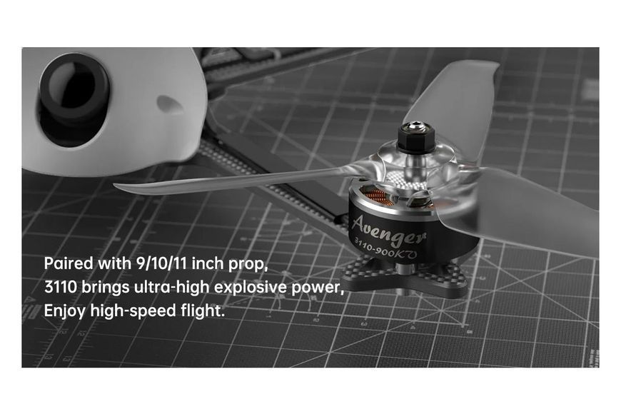 Мотор BrotherHobby Avenger 3110 900KV DT1802UA фото