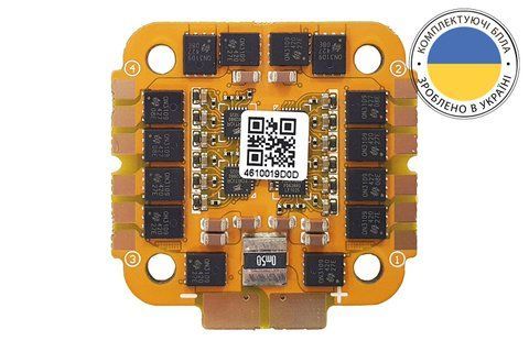 Регулятор 4-в-1 до квадрокоптеру Франківськ V1 3-6s 4x55A BlueJay DT2189UA фото