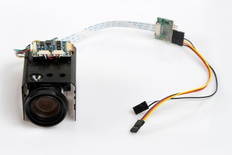 Камера аналогова 163г Foxeer 700TVL CMOS 30x зум з PWM керуванням для дронів DT1605UA фото