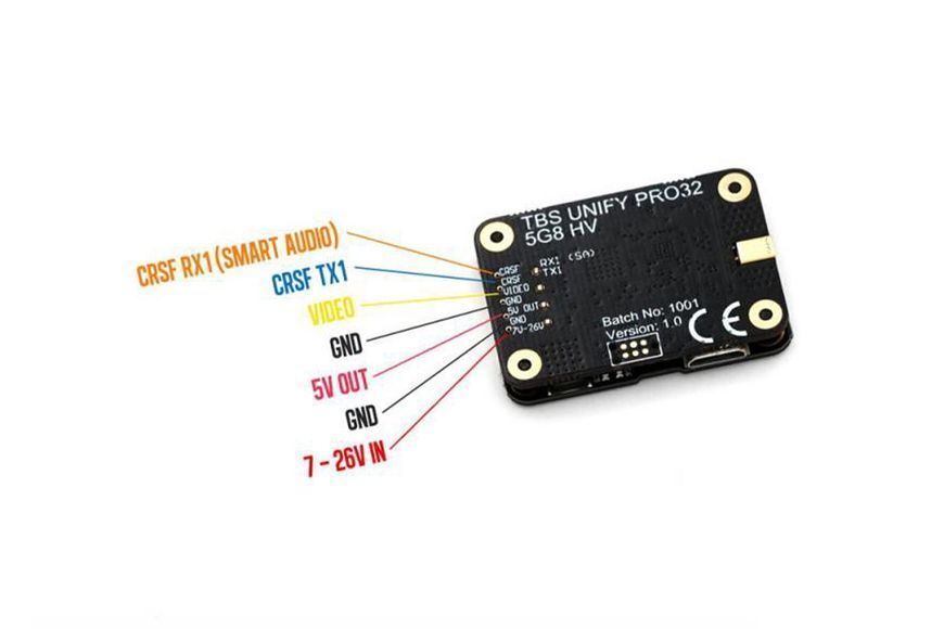 Відеопередавач TBS Unify Pro32 HV 5,8 ГГц (MMCX) DT1555UA фото