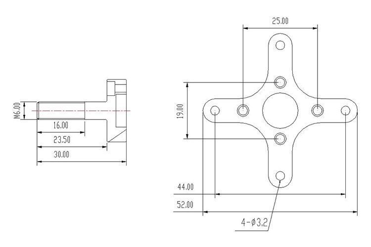 Двигун QX Motor QAA2814 600KV для авіамоделей та мультикоптерів DT1806UA фото