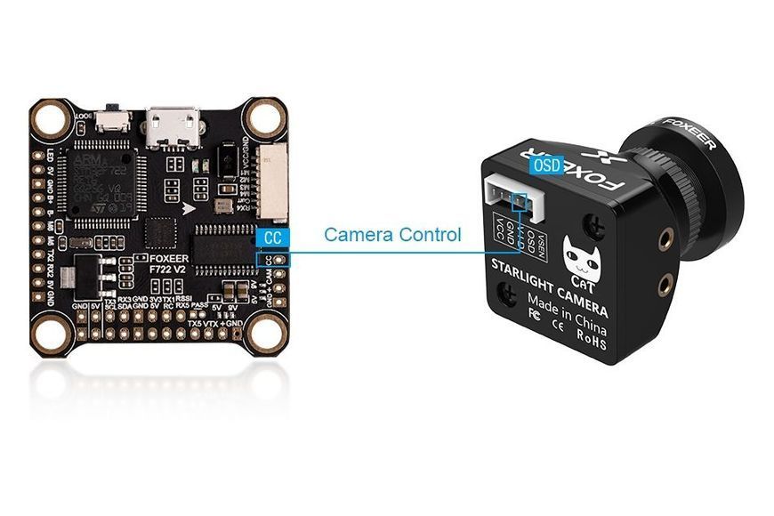 Камера FPV Foxeer Cat 3 Mini 1/3" 1200TVL M12 L2.1 (чорний) DT1656UA фото