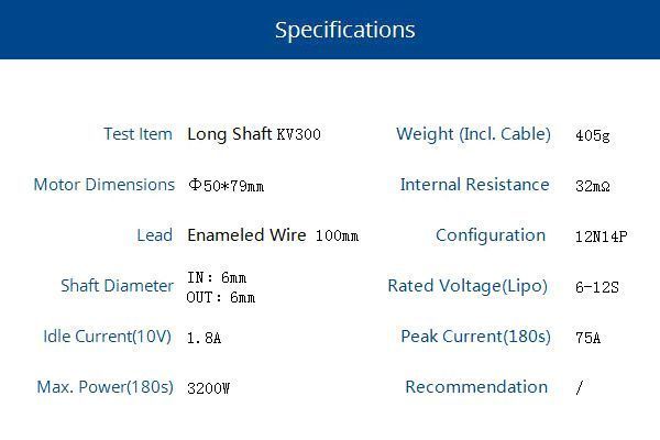 Мотор T-Motor AT4130 KV300 6-12S 3200W для літаків DT1839UA фото