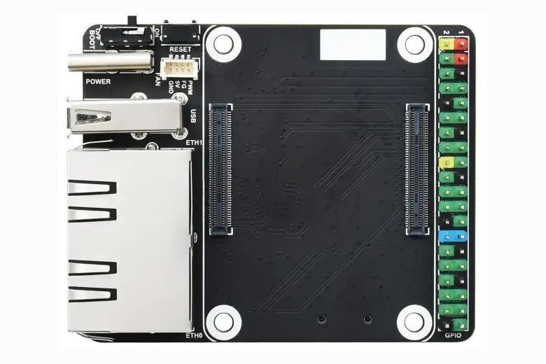 Плата розширення Mini Dual Gigabit для Raspberry PI CM4 (2xEthernet, USB) DT2696UA фото