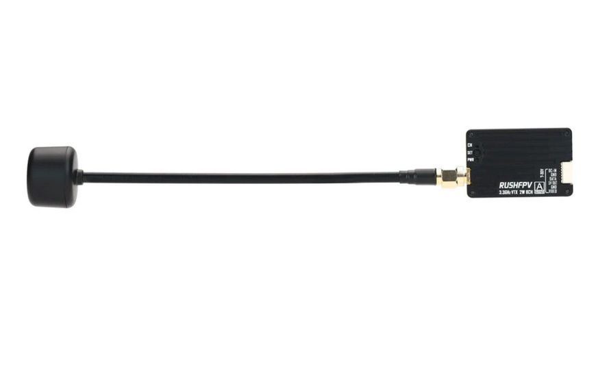 Відеопередавач VTX 3.3GHz 2W 8CH RHSH200 RushFPV DT1539UA фото