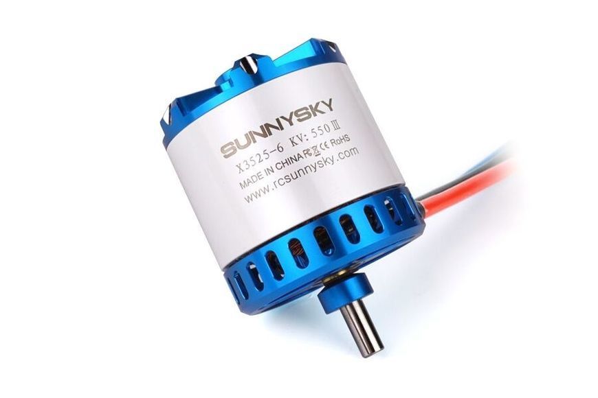 Мотор для літаків SunnySky X3525 V3 KV550 DT1808UA фото
