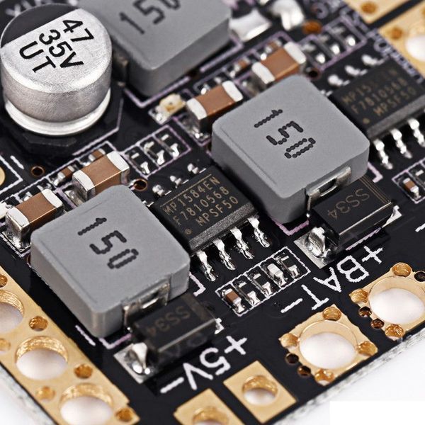 Плата розподілу живлення з BEC 5V, 12V та LC фільтром DT3010UA фото