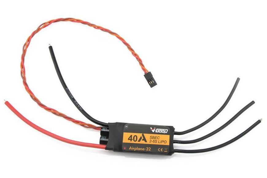 Регулятор ходу VGOOD 40A 2-6S для літаків DT2766UA фото