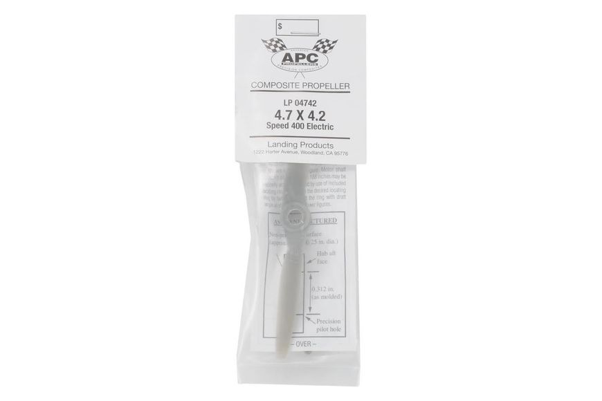 Пропелер 4.7" електро APC 4.7x4.2E для р/к літаків (1 шт CCW) DT2417UA фото