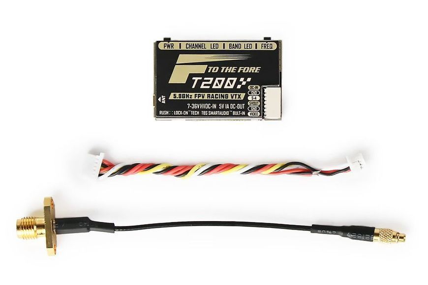 Відеопередавач FPV T-Motor VTX FT200 5.8GHz 25-500mW DT1560UA фото