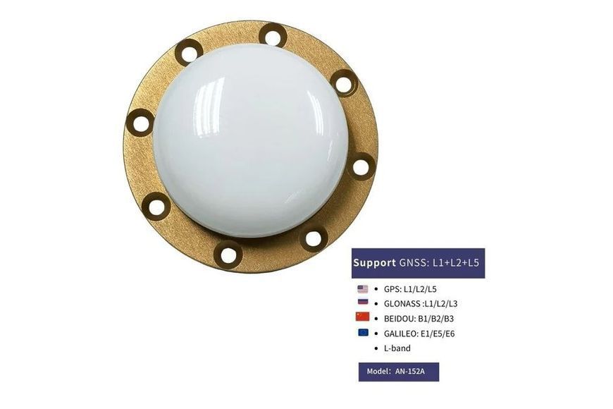 Антена GPS TOPGNSS AN-152A L1 L2 L5 RTK IP67 DT2818UA фото