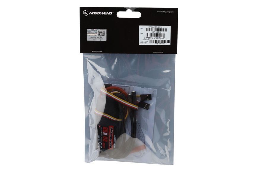 Регулятор ходу HOBBYWING SKYWALKER V2 60A 3-6S для авіамоделей DT2719UA фото