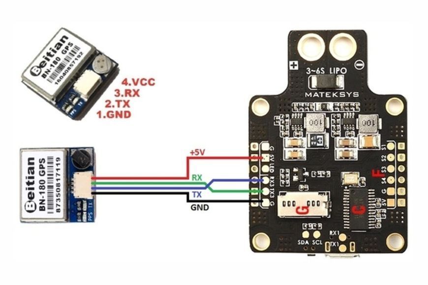 GPS модуль BE-180 M10 Beitian DT2821UA фото