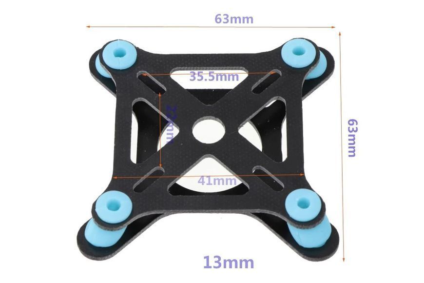 Амортизуюче кріплення для польотних контролерів CC3D, Naze32, MiniAPM DT2251UA фото