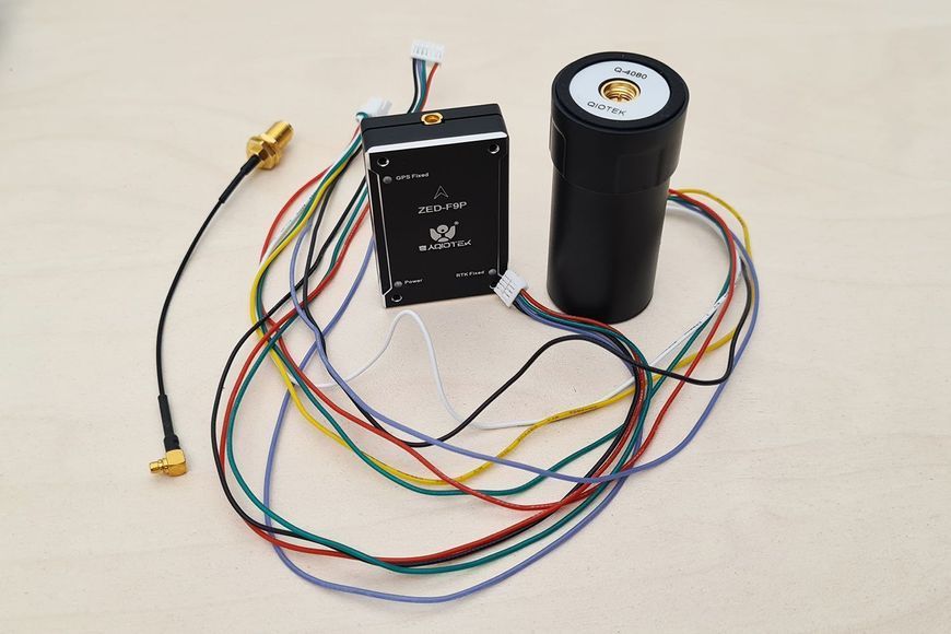 Модуль GPS Qio-Tek RTK-F9P з компасом QMC5883 CAN DT2822UA фото