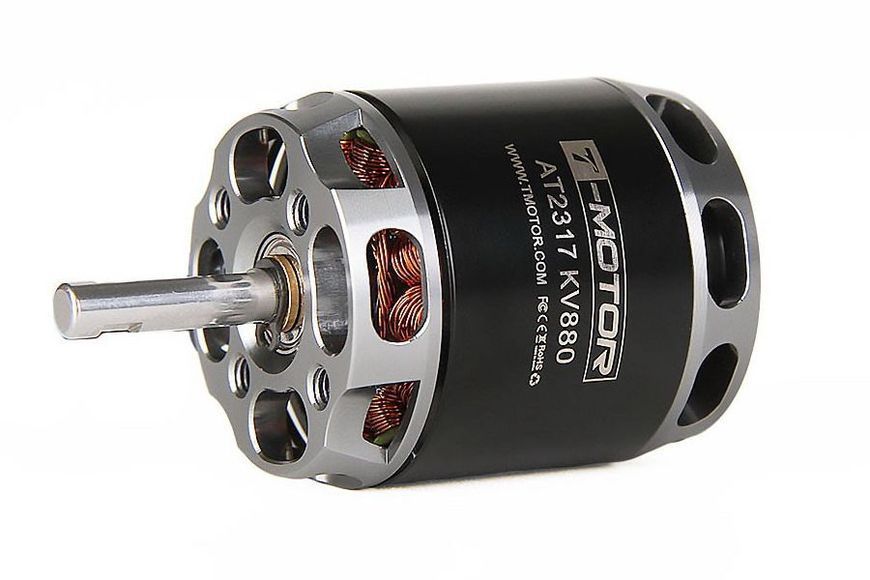 Мотор T-Motor AT2317 KV1250 2-4S 550W для літаків DT1816UA фото
