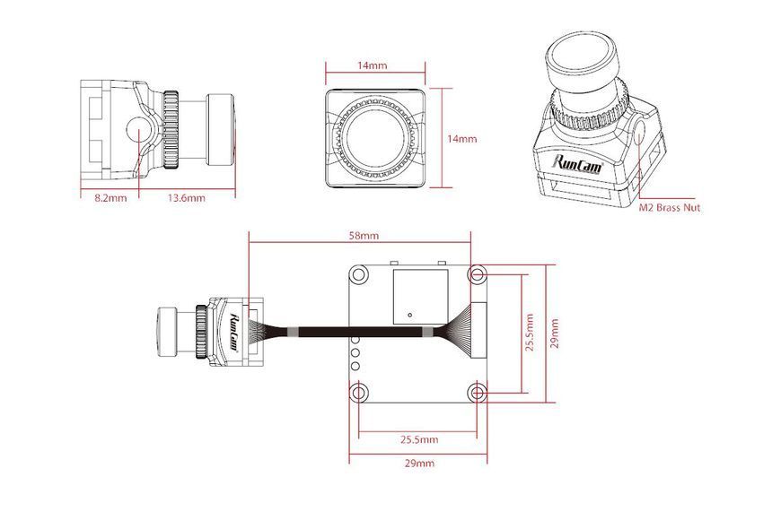 Камера FPV RunCam Split 4 із вбудованим DVR DT1616UA фото