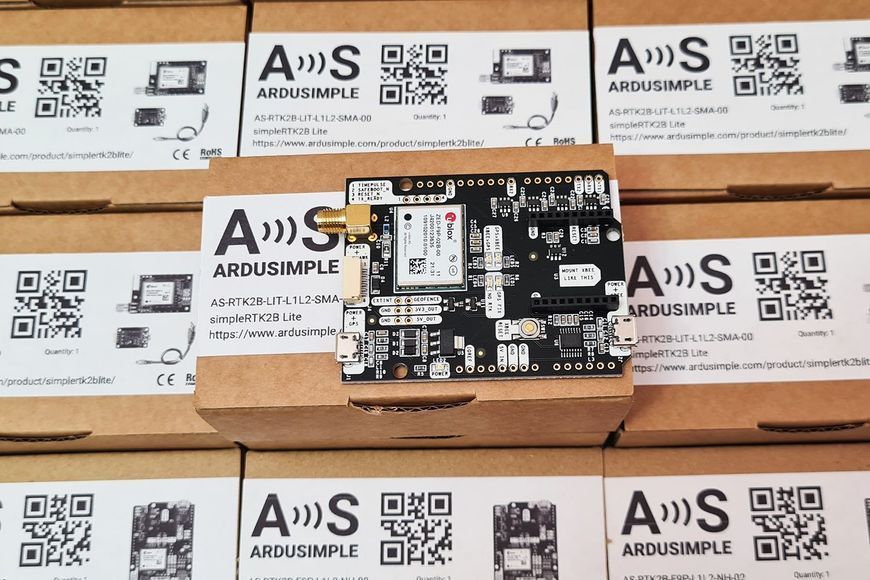 Модуль GPS RTK ArduSimple SimpleRTK2B Lite ZED-F9P DT2847UA фото
