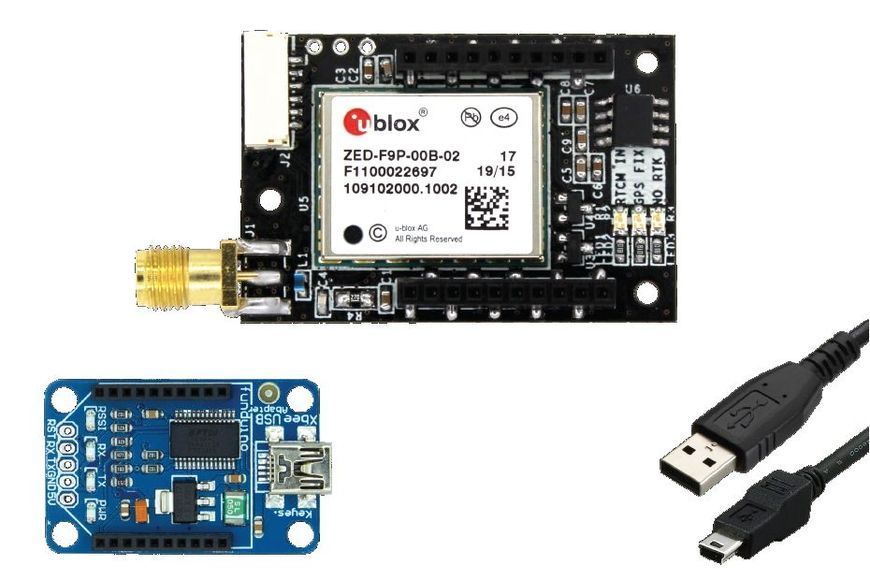Модуль GPS RTK ArduSimple SimpleRTK2B Lite ZED-F9P DT2847UA фото