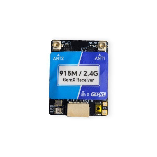 Приймач GEPRC ELRS 915M/2.4G Gemini Xrossband RX 722 фото