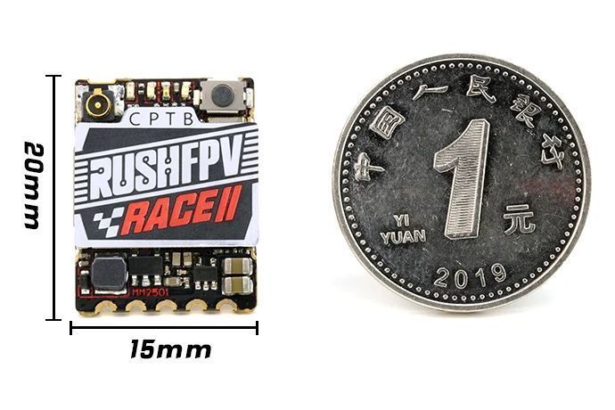 Відеопередавач RushFPV RUSH RACE II 5.8GHz 400mW DT1568UA фото