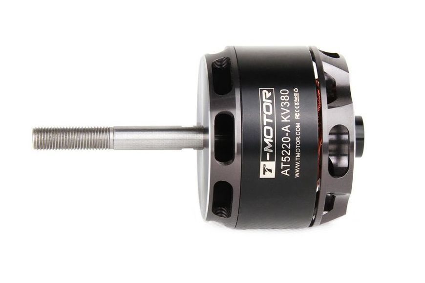 Мотор T-Motor AT5220A KV380 2200W 6S для літаків 20-25CC DT1718UA фото