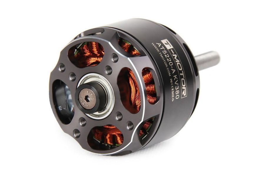Мотор T-Motor AT5220A KV380 2200W 6S для літаків 20-25CC DT1718UA фото