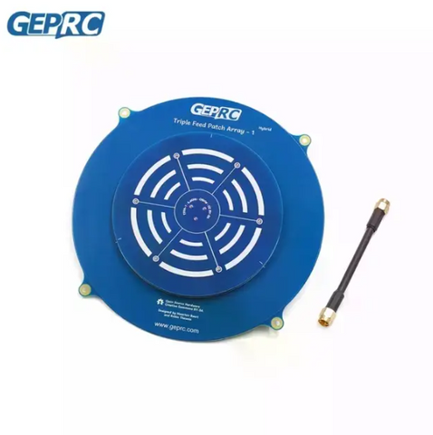 Антена GEPRC Patch Array Triple Feed 5,8 ГГц 14.4 dBi Патч-антена 150мм спрямована кругової поляризації SMA DT1914UA фото