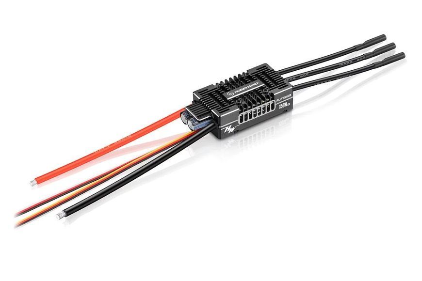Регулятор ходу HOBBYWING PLATINUM V5.1 150A 3-8S для авіамоделей DT2727UA фото