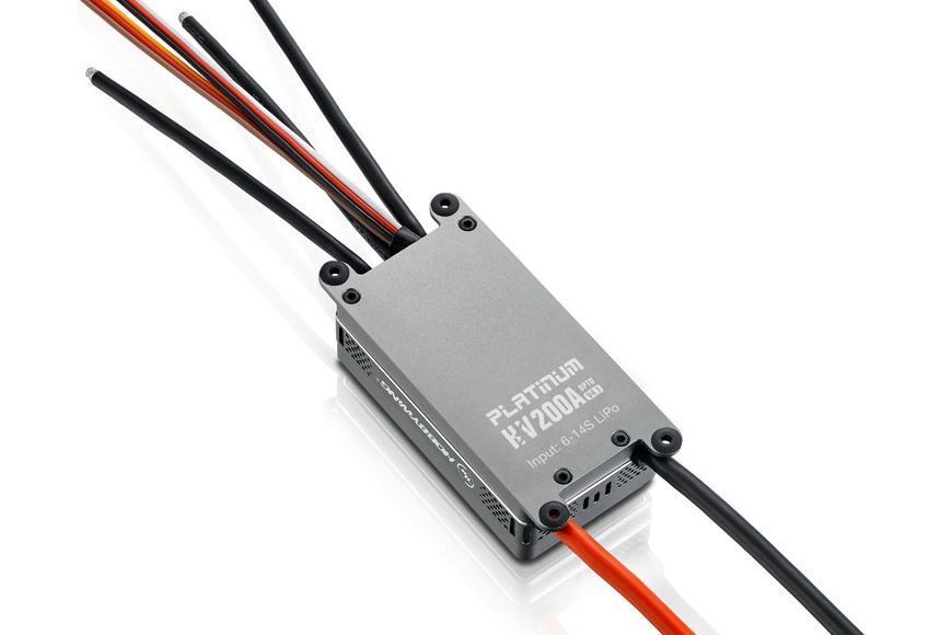 Регулятор ходу HOBBYWING PLATINUM V4.1 200A HV 6-14S OPTO DT2777UA фото