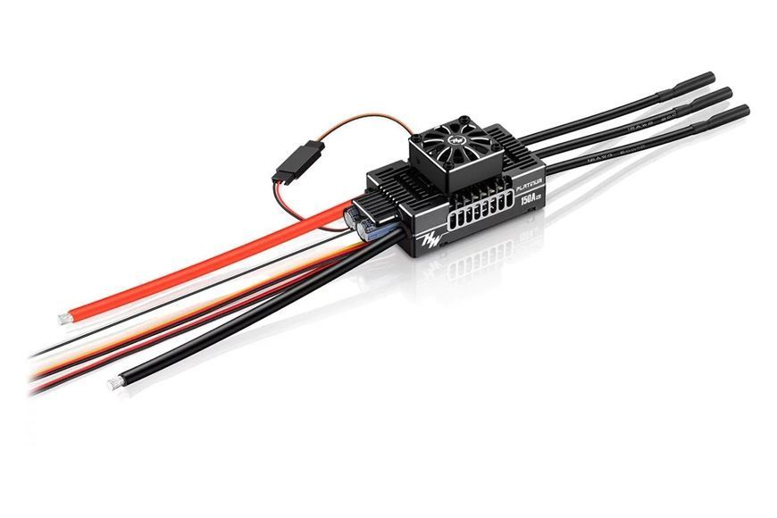 Регулятор ходу HOBBYWING PLATINUM V5.1 150A 3-8S для авіамоделей DT2727UA фото
