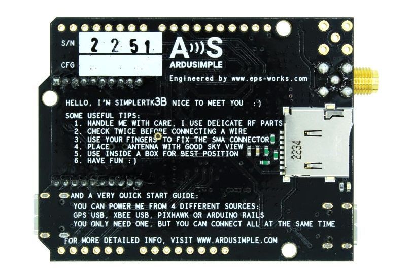 Модуль GPS RTK ArduSimple simpleRTK3B Pro (без пінів) DT2828UA фото