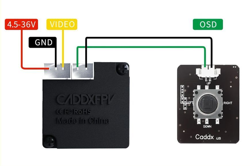 Камера FPV Caddx Ratel 2 Micro 1/1.8" 1200TVL L2.1 (черный) DT1671UA фото