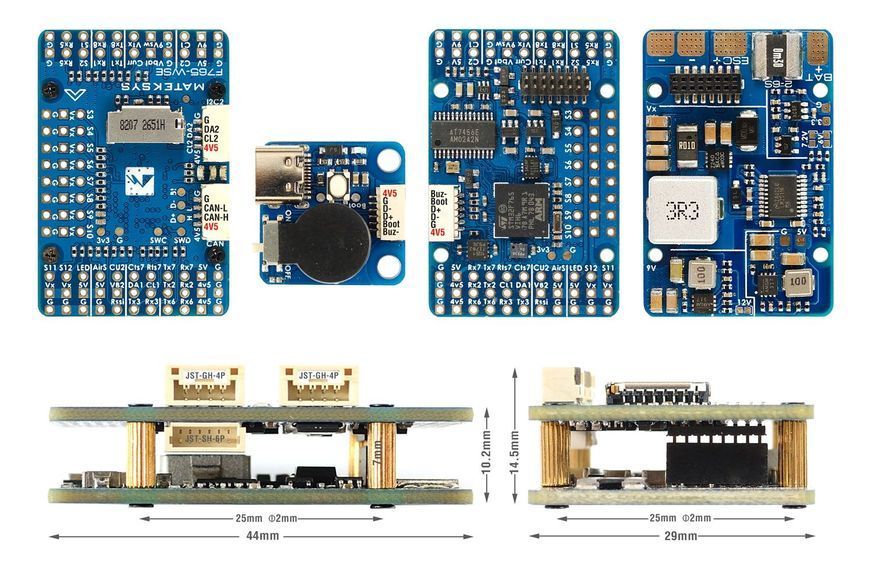 Політний контролер Matek F765 WSE DT2257UA фото